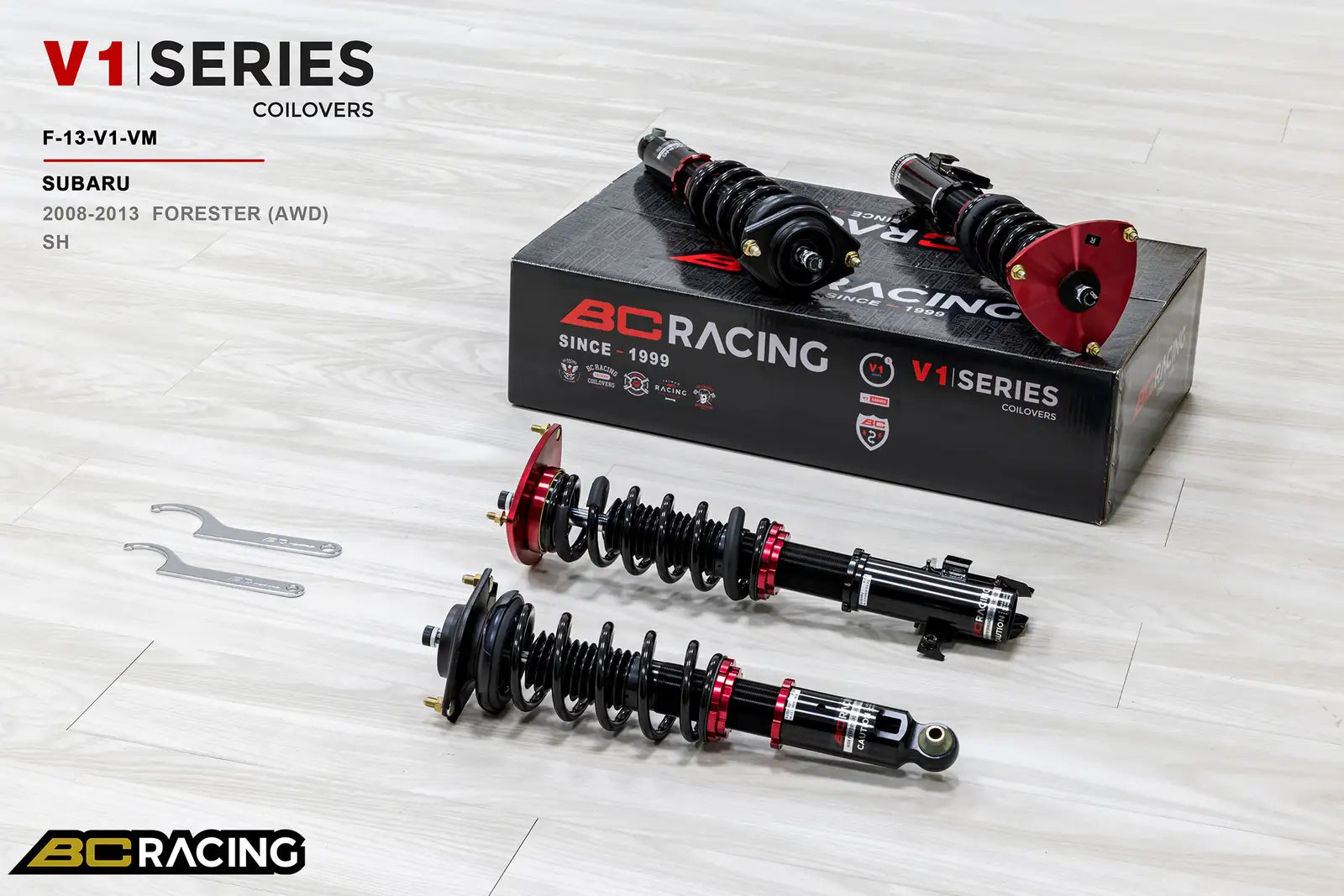 BC Racing V1 Series Coilovers – Subaru Forester (SH) 2008-2013