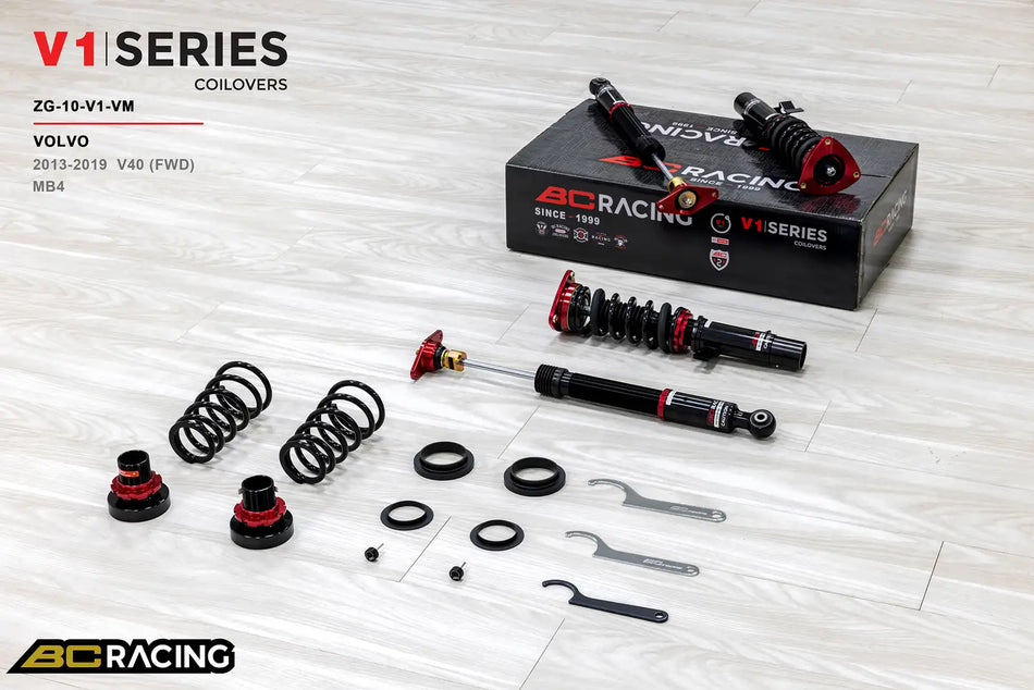 BC Racing V1 Series Coilovers – Volvo V40 (MB4) 2013-2019