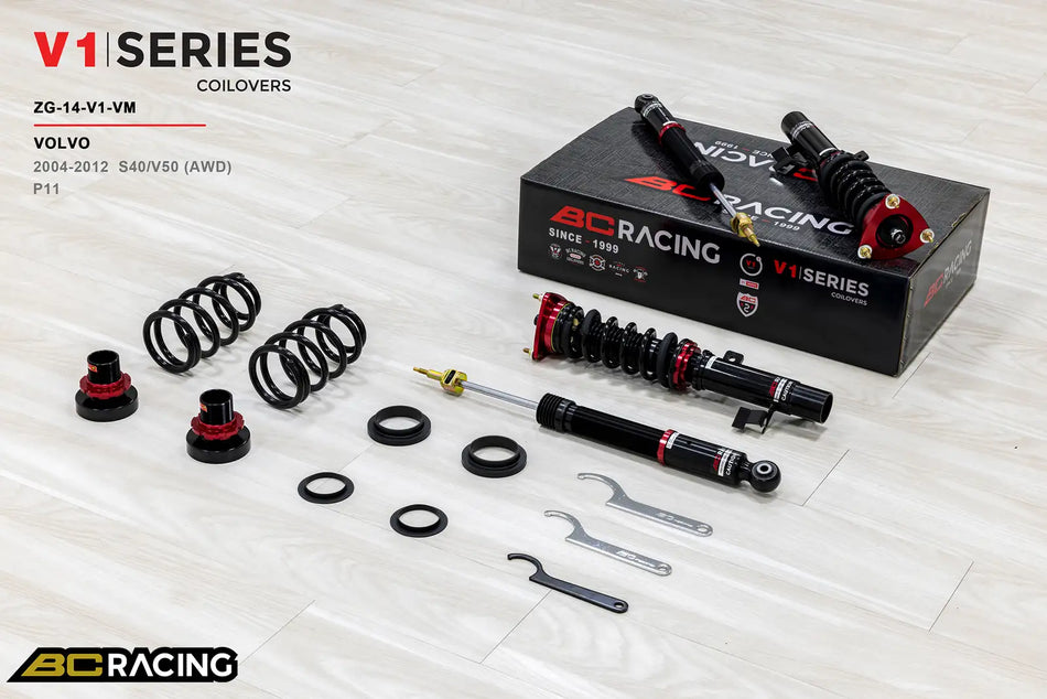 BC Racing V1 Series Coilovers – Volvo V50 (P11) 2004-2012
