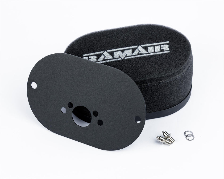 Ramair Carburettor Foam Air Filter with Baseplate to fit SU HS4, HIF4, HIF38 1.5in - 100mm Internal Height