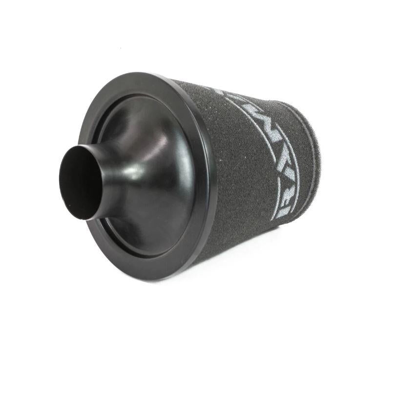 Ramair Medium Foam Filter Aluminium Base 60mm OD Black with Silicone Coupler