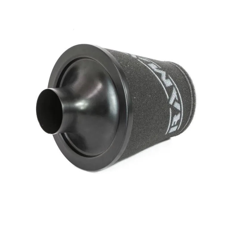 Ramair Medium Foam Filter Aluminium Base 60mm OD Black with Silicone Coupler
