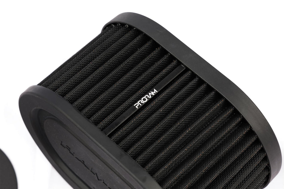 Ramair Pleated Carburettor Intake Air Filter Baseplate to fit Dellorto 40 DHLA - 100mm