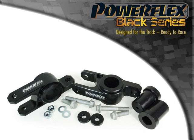 Powerflex Front Wishbone Rear Bush Anti-Lift & Caster Offset for Honda Civic Models Mk10 FC FK inc FK8 Type-R (2015 - 2021) in Black