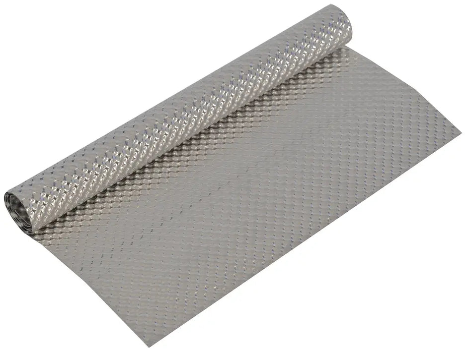 B-G Racing Embossed Aluminium Heat Shield - 39.3" x 39.3" (1000mm x 1000mm)