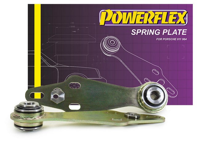 Powerflex Rear Suspension Spring Plate for Porsche 911 964 (1989 - 1994)