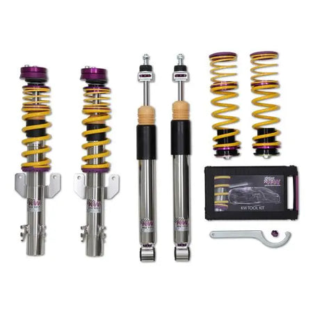 KW V3 Coilover Suspension for BMW 1 - Series (F20, F21), (1K2, 1K4) 4WD, with Electronic Dampers 09/12 - V3 Clubsp. Including Top Mount (19000-853(L) / 854(R))