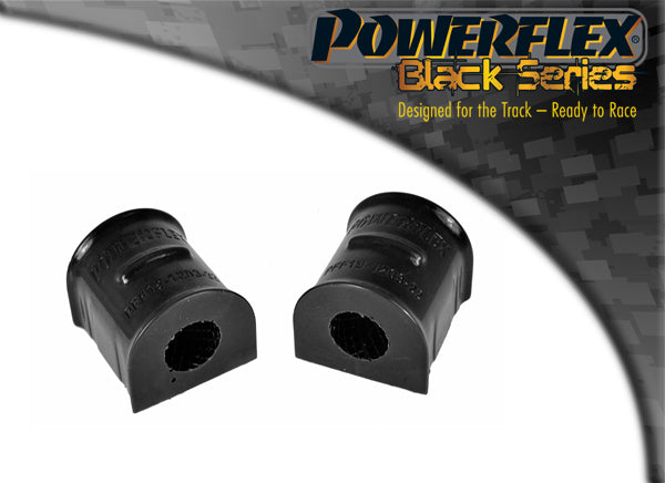 Powerflex Front Anti Roll Bar To Chassis Bush 22mm for Ford Focus Models Mk2 inc ST and RS (2005-2010) Focus MK2 (2005-2010) in Black