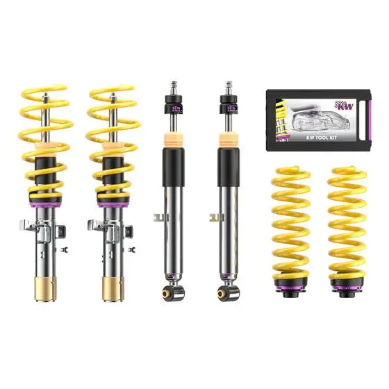 KW V3 Comfort Coilover Suspension for incl. Sedan + Sportback Black Edition 05/13- 221-228 KW (352081000T-B)