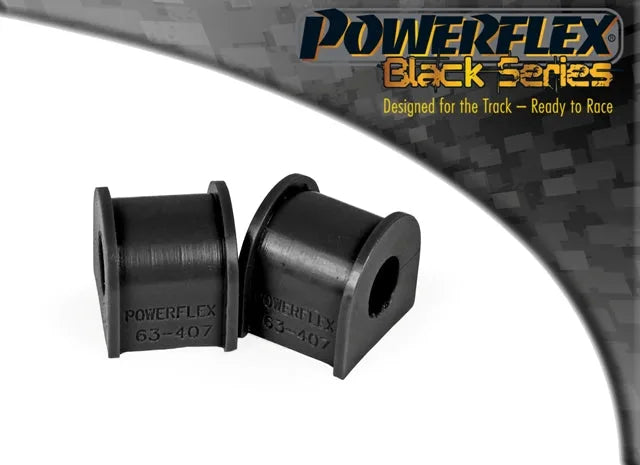 Powerflex Rear Anti Roll Bar Mount 15mm for Rover 200 (1989 - 1998), 400 (1990 1998) in Black
