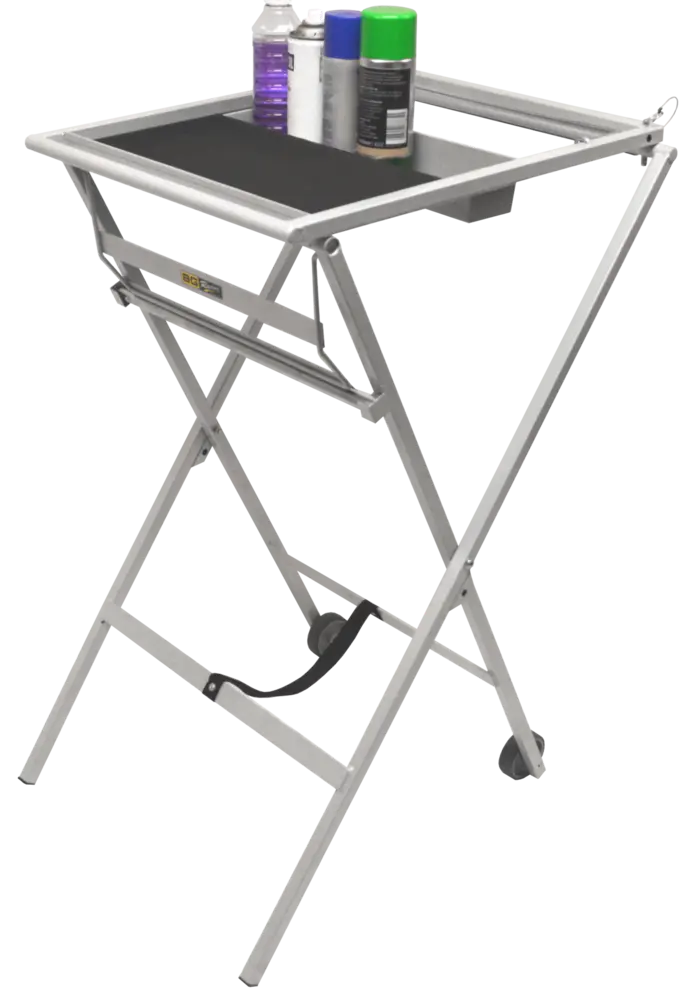 B-G Racing Folding Utility Work Station - Grey Powder Coated