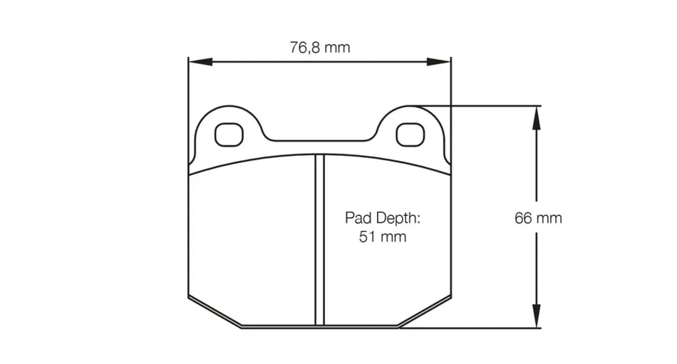 PAGID Racing RS 14 for S2593 Shape