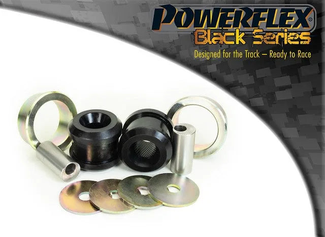 Powerflex Front Arm Rear Bush Caster Offset for Nissan Micra K12 - Gen3 (2003 2010) in Black