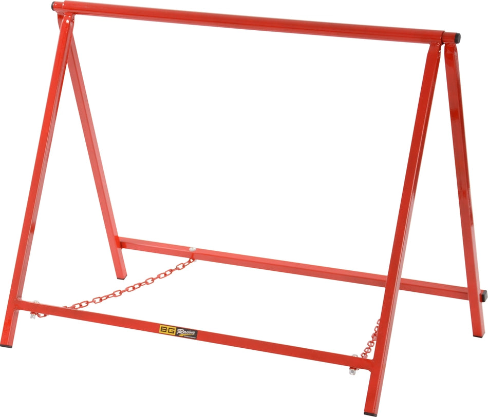 B-G Racing Extra Large 24" Red Chassis Stands (Pair) - Powder Coated