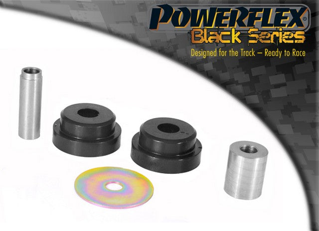 Powerflex Lower Engine Mount Small Bush 25mm Oval Bracket for Ford Fiesta Mk6 inc ST (2002-2008) in Black