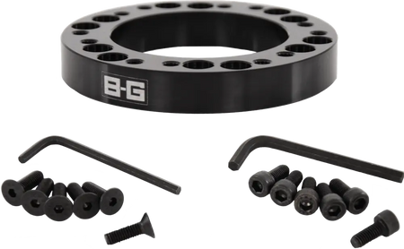 B-G Racing Steering Wheel 12.5mm Spacer-Adaptor 6x70 / 6x74mm Pcd (With Screws)