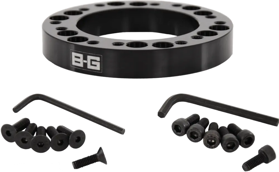 B-G Racing Steering Wheel 12.5mm Spacer-Adaptor 6x70 / 6x74mm Pcd (With Screws)