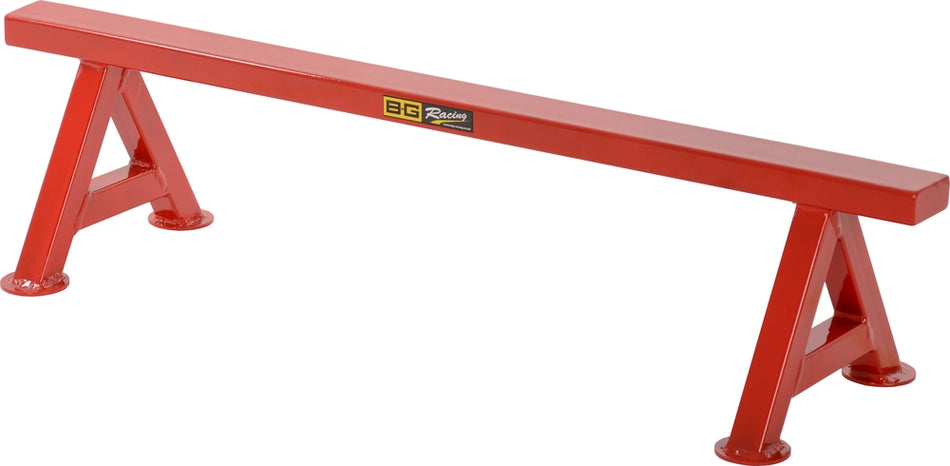 B-G Racing Medium 7" Red Chassis Stands (Pair) - Powder Coated