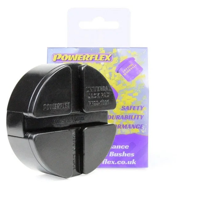Powerflex Universal Jack Pad Adaptor, 10mm Wide x 10mm Depth