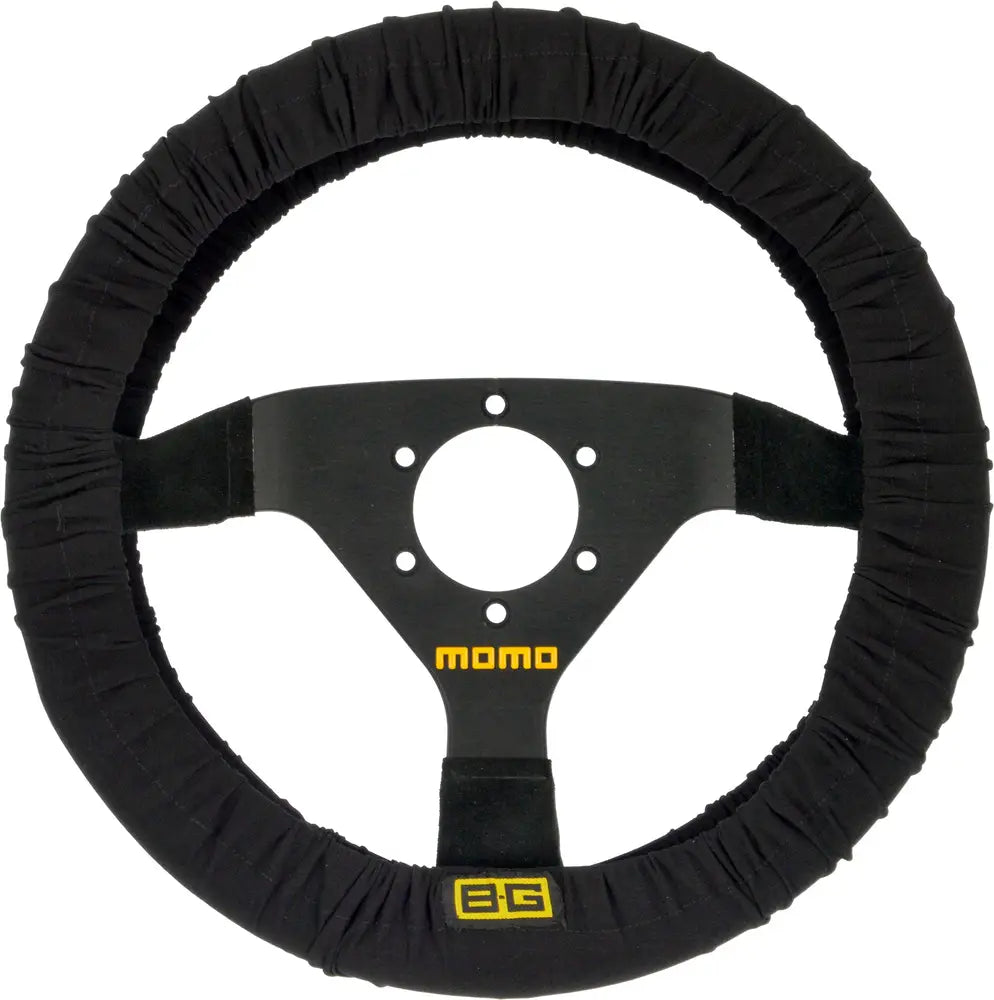 B-G Racing Steering Wheel Protective Cover - Up To Ø390mm - Black