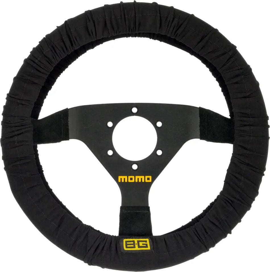 B-G Racing Steering Wheel Protective Cover - Up To Ø390mm - Black