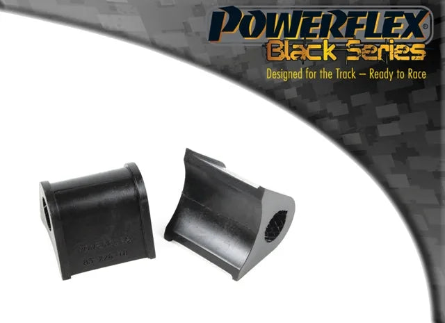 Powerflex Rear Anti Roll Bar Outer Bush 18mm for Volkswagen Jetta Models MK1 A1 (1979-1984) in Black