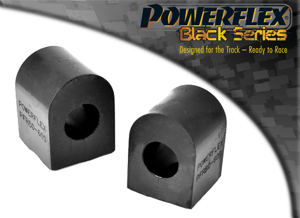 Powerflex Rear Anti Roll Bar Mount 18mm for Vauxhall Opel Manta B (1982-1988) in Black