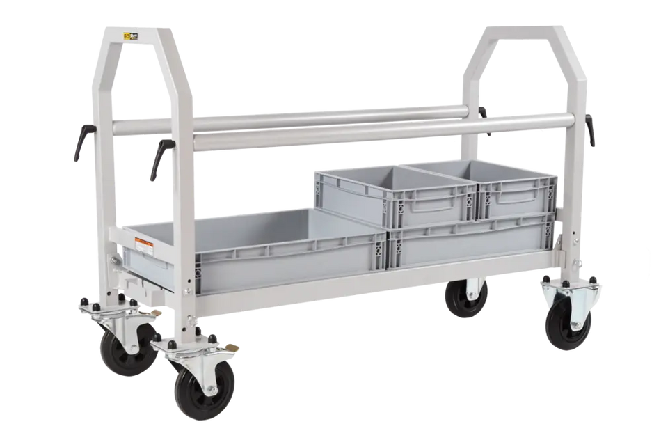 B-G Racing Folding Wheel & Tyre Trolley - Powder Coated - Std Wheels