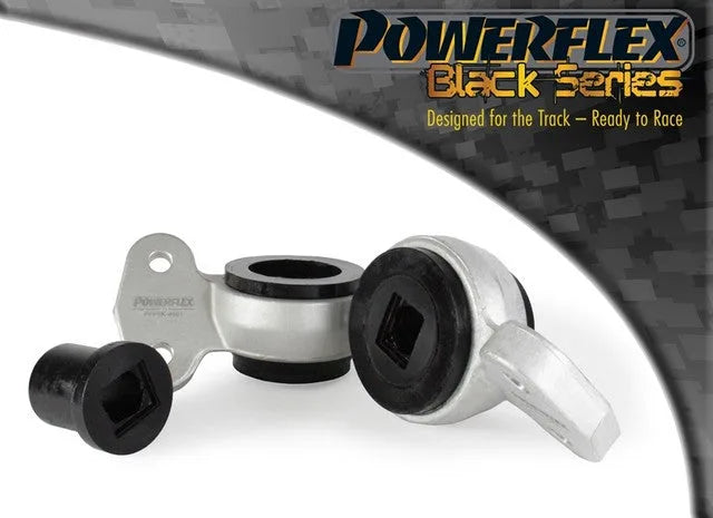 Powerflex Front Wishbone Rear Bush & Bracket for BMW 3 Series E46 (1999 - 2006) Compact in Black