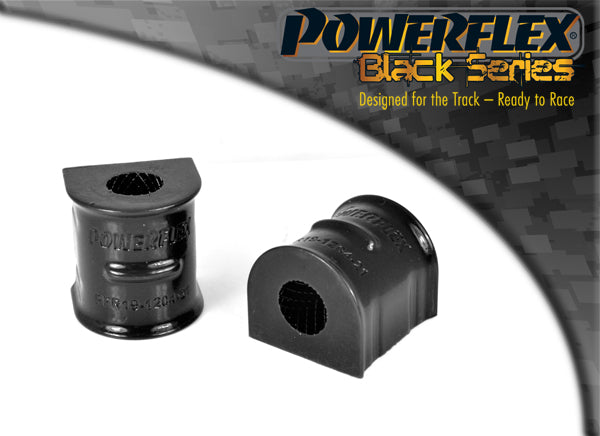 Powerflex Front Anti Roll Bar To Chassis Bush 21mm for Volvo S40 (2004 - 2012) in Black