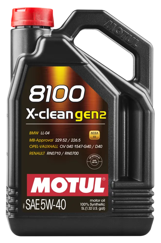 Motul 8100 X-CLEAN GEN2 5W-40 5L
