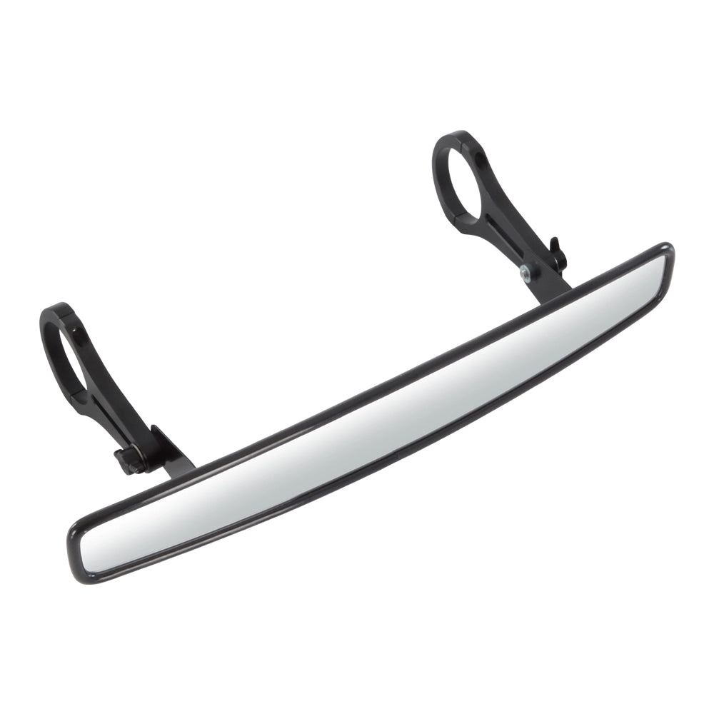 B-G Racing 17" Wide Angle Rear View Mirror With 1.75" Brackets