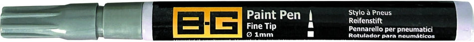 B-G Racing Paint Pen - Fine Tip Ø1mm - 3ml - Silver