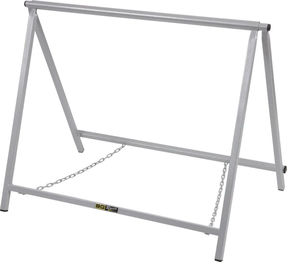 B-G Racing Extra Large 24" Grey Chassis Stands (Pair) - Powder Coated