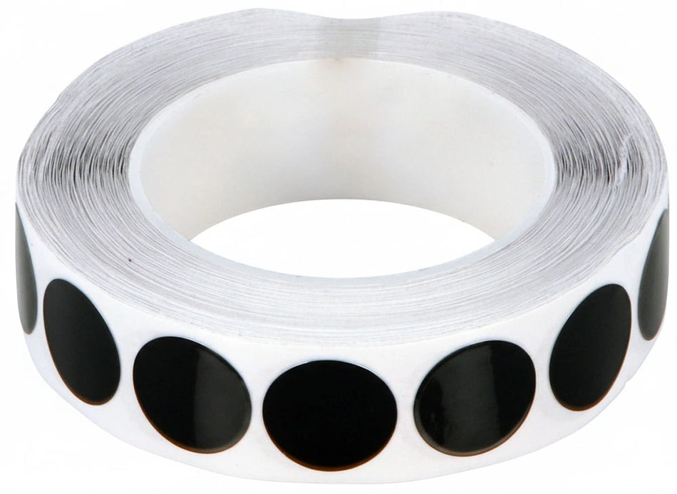 B-G Racing Black Polyester/Aluminium Foil Discs - Ø12mm - 100 Discs
