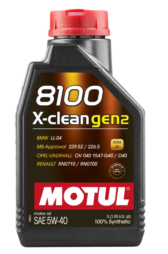 Motul 8100 X-CLEAN GEN2 5W-40 1L