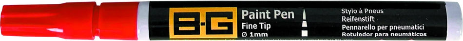 B-G Racing Paint Pen - Fine Tip Ø1mm - 3ml - Red
