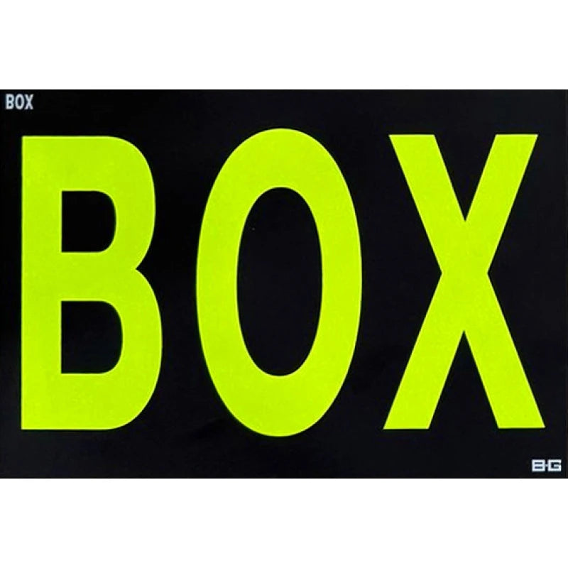 B-G Racing Standard Hi Vis Yellow "Box"