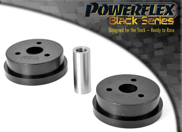 Powerflex Rear Lower Engine Mount Front 83.5mm for Toyota MR2 Models Gen2 SW20 (1989 - 1999) REV 1 1991) in Black