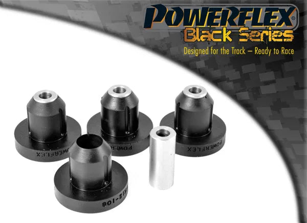 Powerflex Rear Beam Mount for Peugeot 106 (1991-2003) Bush Uses a M10 Bolt in Black