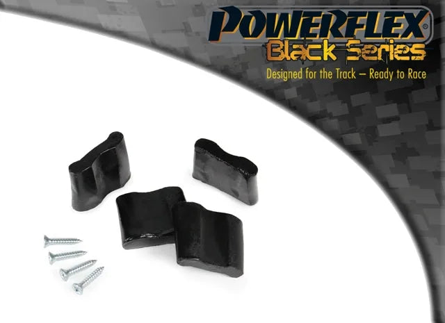 Powerflex Rear Beam Mount Tensioning Kit for Peugeot 306 (1993-2002) in Black