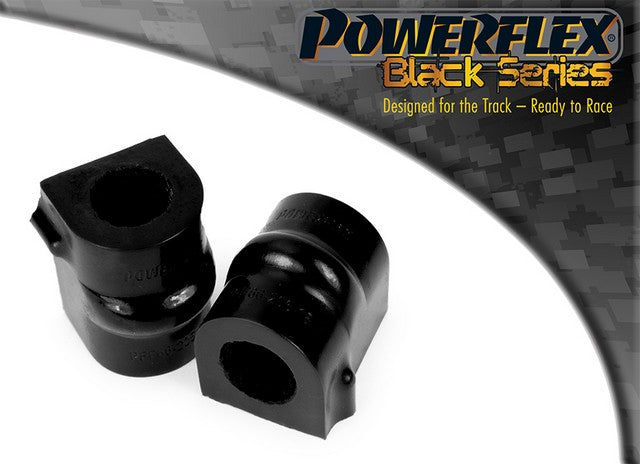 Powerflex Front Anti Roll Bar Mounting Bush 18mm for Saab 9-5 YS3E (1998-2010) in Black
