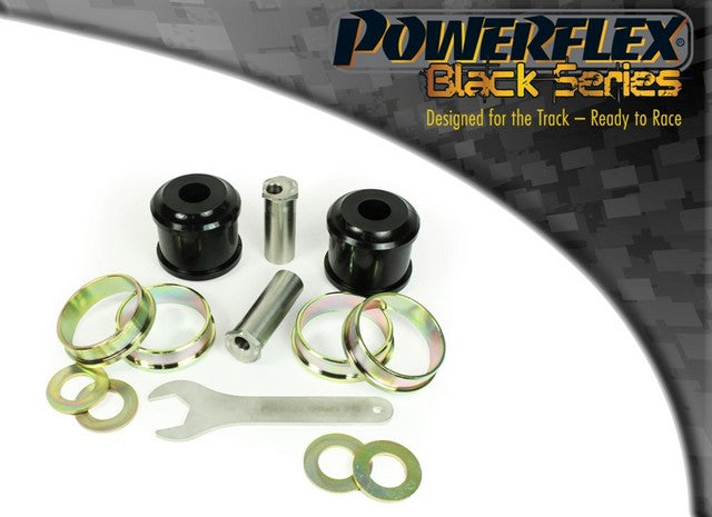 Powerflex Front Radius Arm To Chassis Bush Caster Adjust for BMW 1 Series E82 1M Coupe (2010 - 2012) in Black