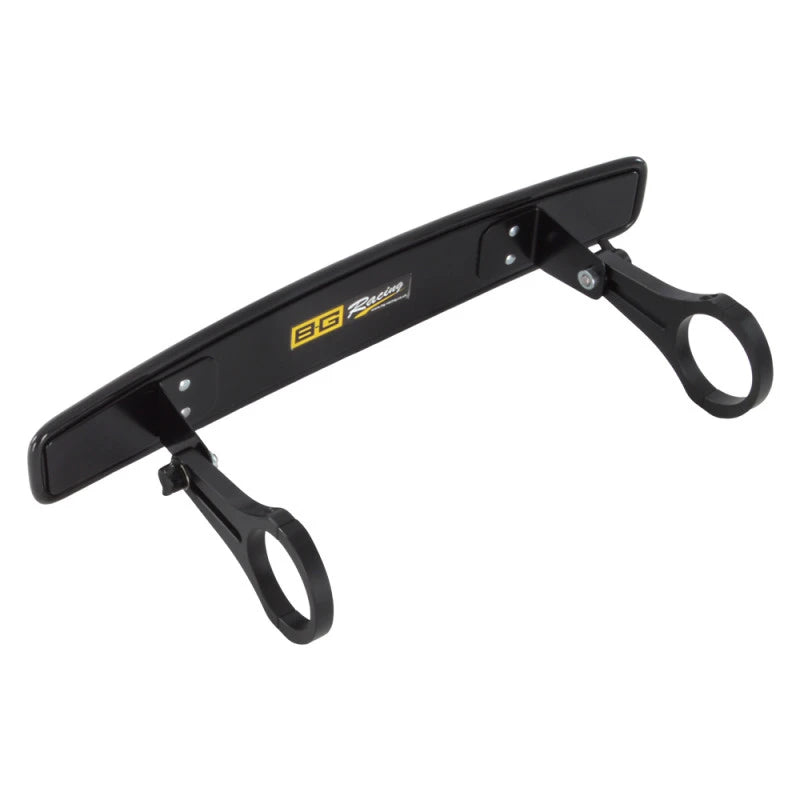 B-G Racing 15" Wide Angle Rear View Mirror with Extended 1.75" Brackets