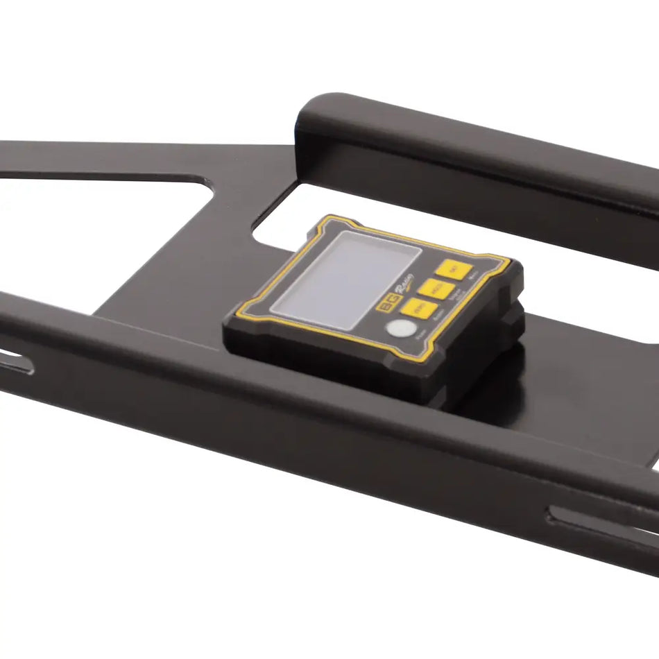 B-G Racing Aluminium Camber Frame with Digital Dual Axis Angle Gauge