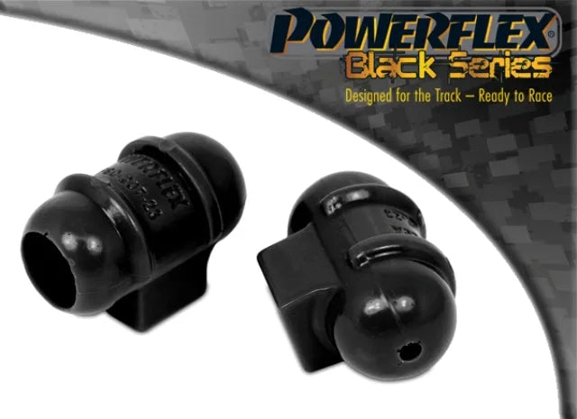Powerflex Front Anti Roll Bar Outer Mount 23mm for Renault Clio Models II inc 172 & 182 (1998-2012) in Black