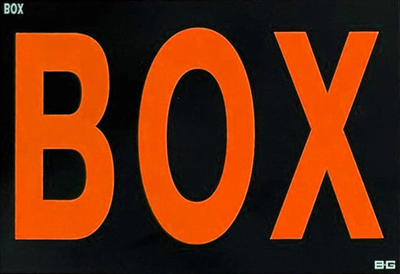 B-G Racing Large Hi Vis Orange "Box"