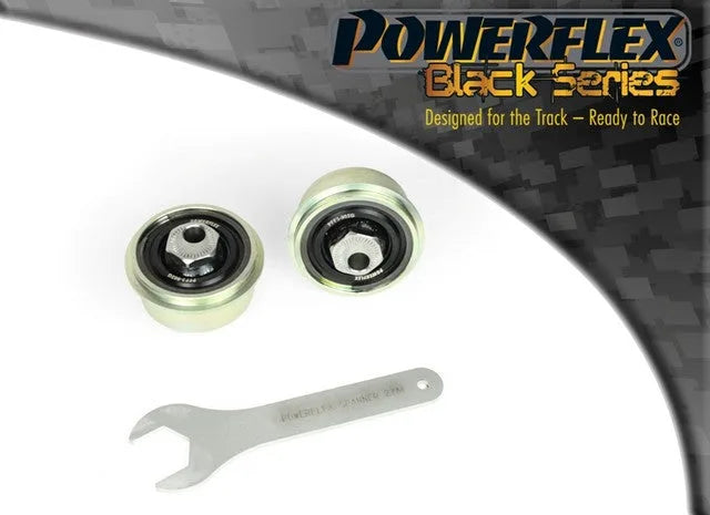 Powerflex Front Wishbone Rear Bush, Caster Adjustable for Seat Ibiza Models Mk5 KJ1 (2017 - ) in Black