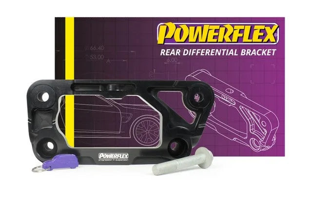 Powerflex Dual-Mount Rear Differential Bracket for 3 Series F30, F31, F34, F80 (2011 - 2018) F80 M3 (2014 - 2018)