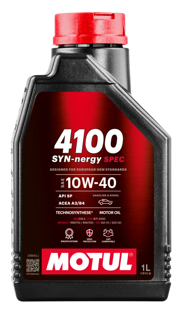 Motul 4100 SYN-nergy SPEC 10W-40 1L